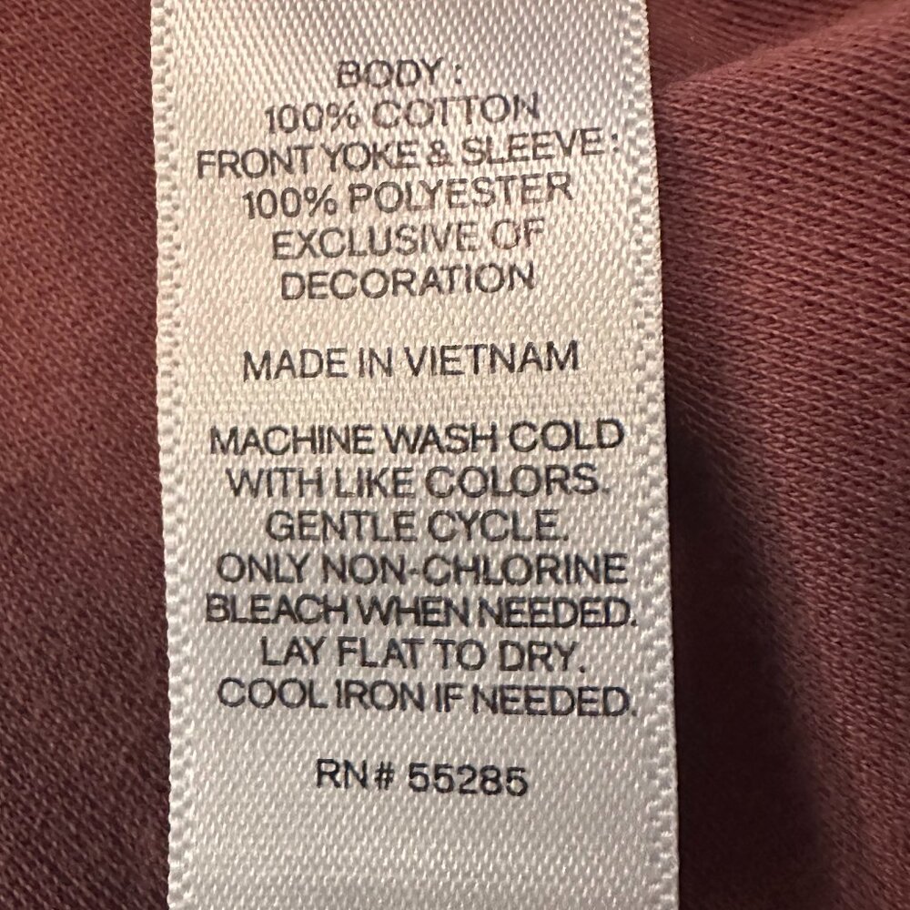 Express Mauve Sheer Panel Flutter Sleeve Blouse W… - image 6